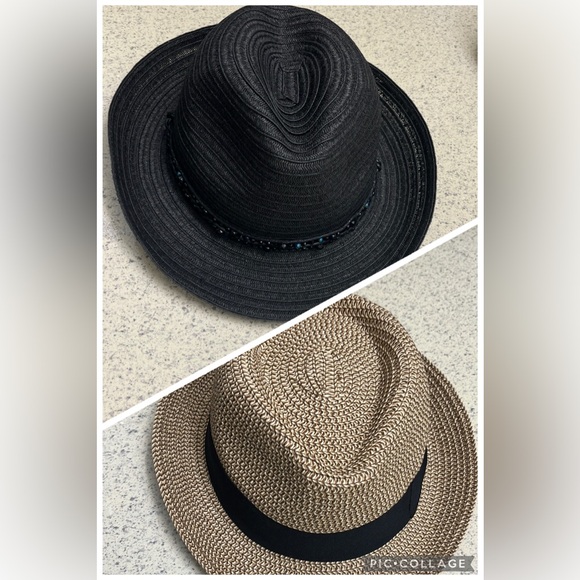 NWT Straw Fedora Hats - Picture 1 of 9
